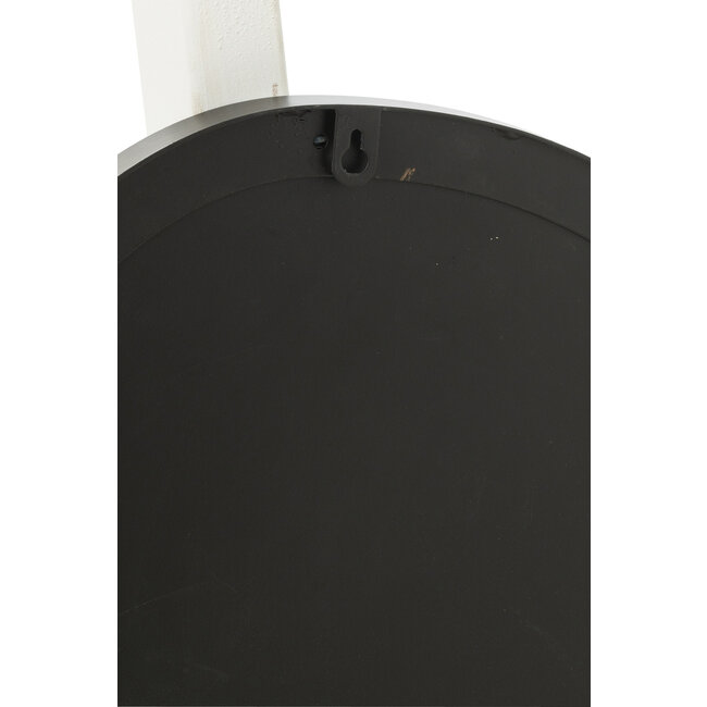 J-Line Wandspiegel Extrema Iron/Spiegel Zwart Medium