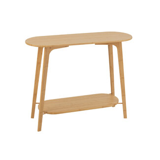 J-Line Console Vierkant Bamboe Natuurlijk