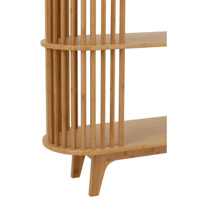 J-Line Shelf Live Bamboe Natuurlijk