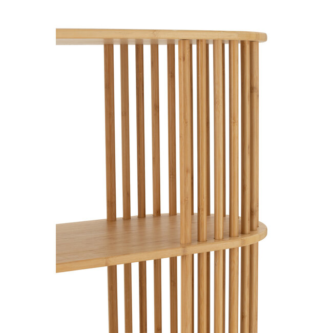 J-Line Shelf Live Bamboe Natuurlijk