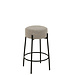 J-Line Barkruk Boucle Multiplex/Polyester Grijs/Zwart
