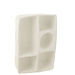J-Line Wandrek Flint Papier Mache Wit Groot