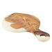 J-Line Snijplank Modern Acacia Hout/Hars Naturel/Wit