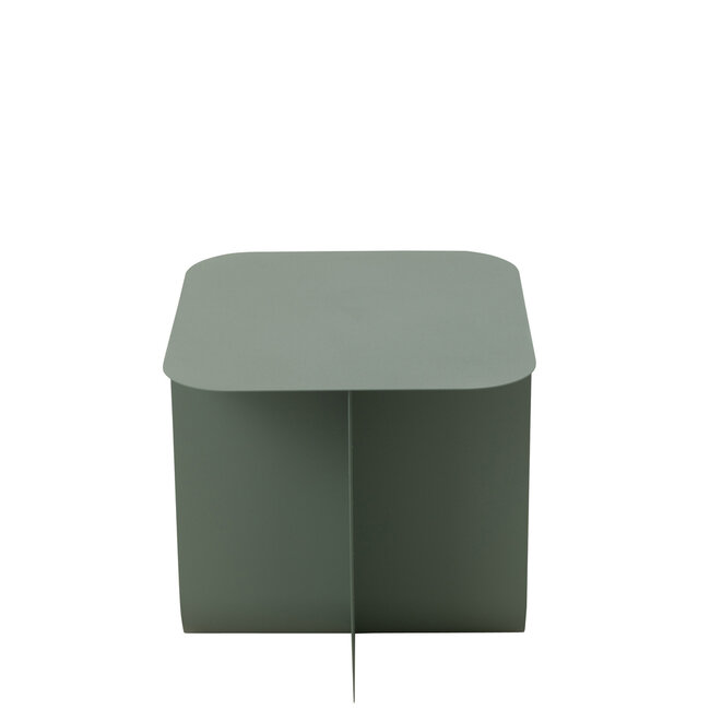 J-Line Bijzettafel Vierkant Metaal Groen