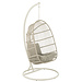 J-Line Hangstoel Egga Staal/Touw Grijs