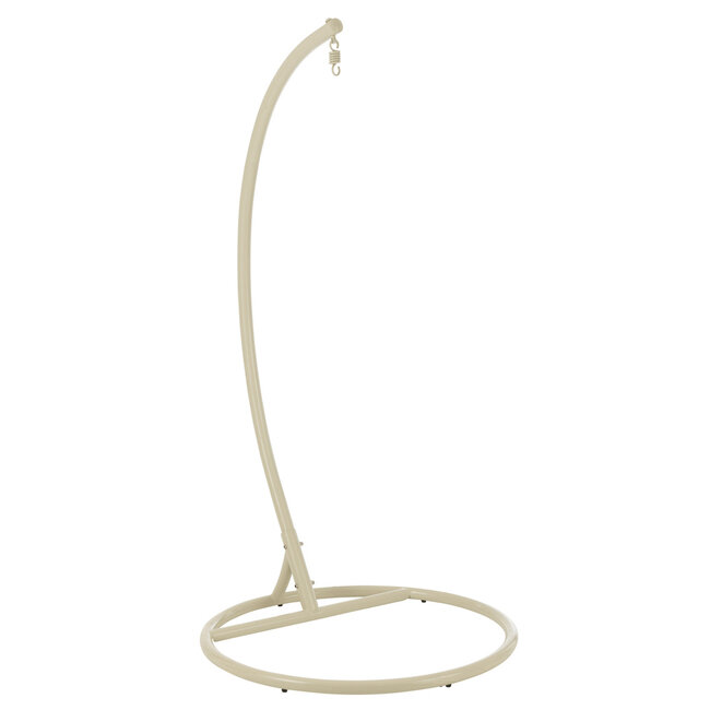 J-Line Hangstoel Egga Staal/Touw Beige