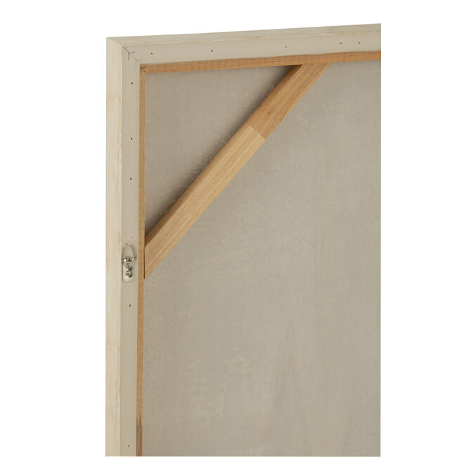 J-Line Schilderij Tog Acryl/Canvas Wit/Bruin