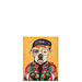 J-Line Muurdecoratie Hond Popart Canvas Mix Klein