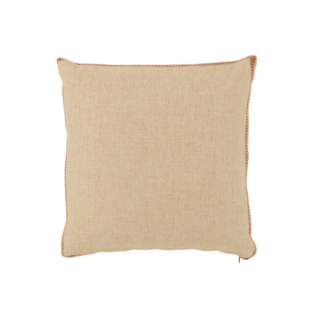 J-Line Pillow Dog Popart Polyester/Linen Mix