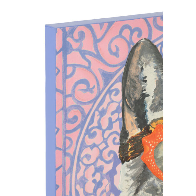 J-Line Wall Deco Cat Popart Canvas Mix Large