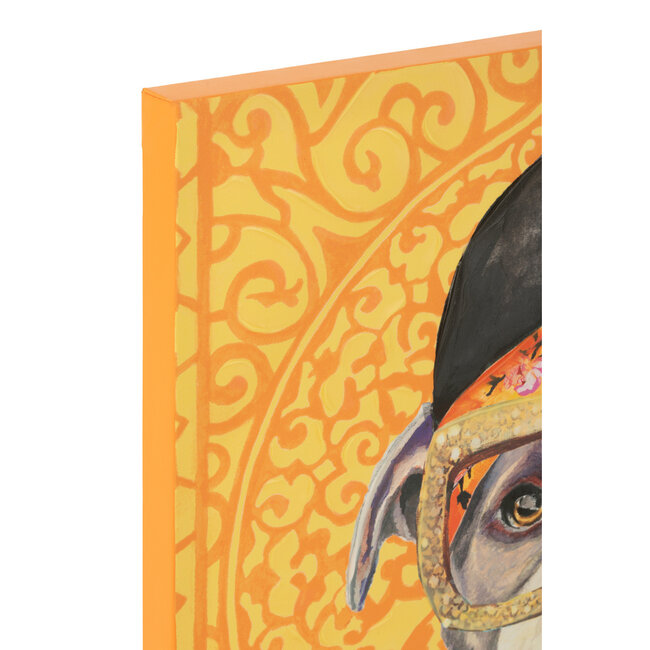 J-Line Wall Deco Dog Popart Canvas Mix Large