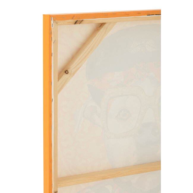 J-Line Wall Deco Dog Popart Canvas Mix Large