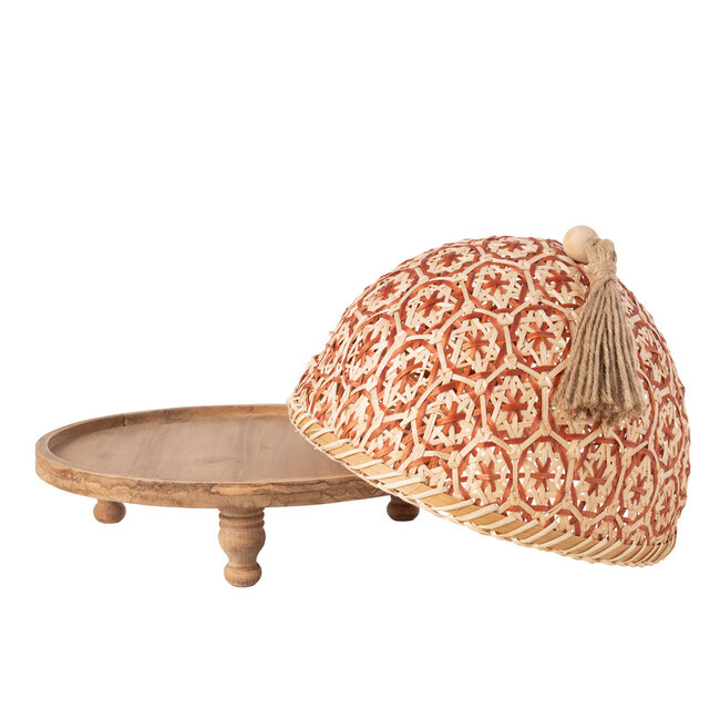 J-Line Vliegenkap Voedsel Dennenhout Natuurlijk