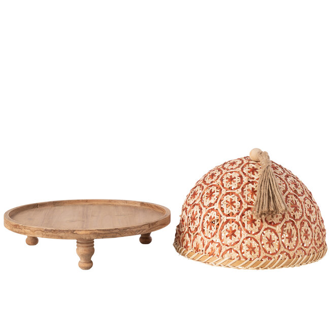 J-Line Vliegenkap Voedsel Dennenhout Natuurlijk