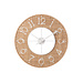 J-Line Klok Sodi Mdf Naturel/Wit