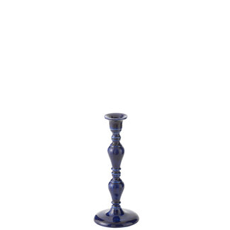 J-Line Kaarsenhouder Pag Aluminium Blauw
