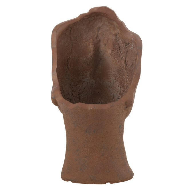 J-Line Bloempot David Clay Roest Groot