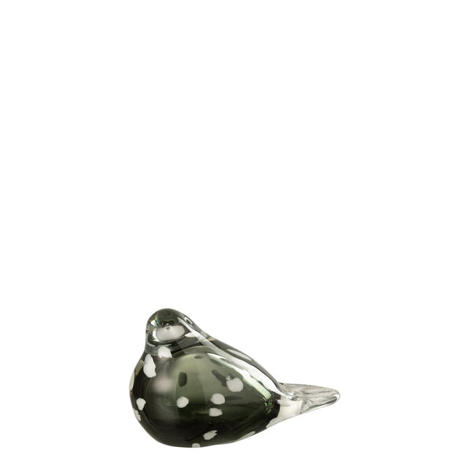 J-Line Vogelglas Wit/Zwart Klein