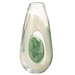 J-Line Vaas Livy Glas Groen/Wit/Transparant Groot
