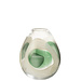 J-Line Vaas Livy Glas Groen/Wit/Transparant Medium