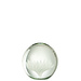 J-Line Papiergewicht Aster Rond Glas Transparant/Wit