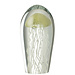 J-Line Papiergewicht Calypso Ovaal Glas Transparant/Groen Groot