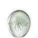 J-Line Papiergewicht Calypso Glas Transparant/Groen Groot