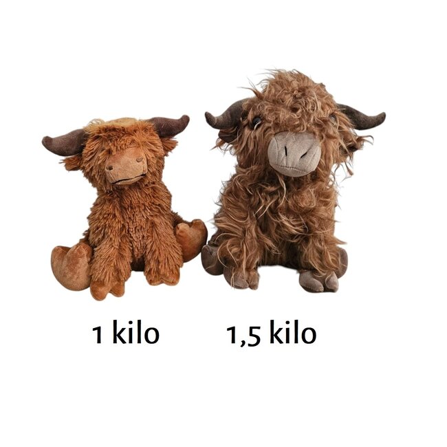 Dream-Living Deurstopper Thelma de schotse hooglander 1 kilo 25x21x15 cm