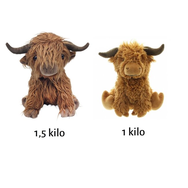 Dream-Living XL Deurstopper Rusty  zittende  schotse hooglander 1.5 kilo