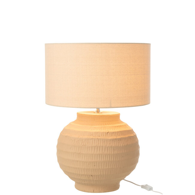 J-Line Tafellamp Terracotta Beige