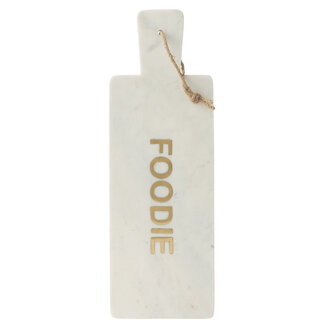 J-Line Kaasplank Rechthoek Foodie Marmer Wit