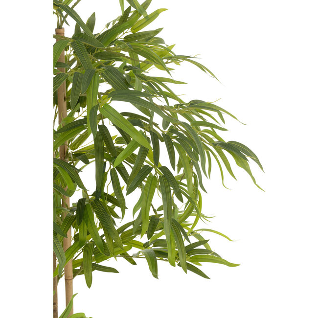 J-Line Bamboe Pot Kunstgroen