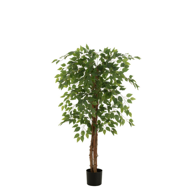 J-Line Ficus Boom Pot Kunstmatig Felgroen