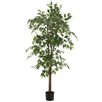 J-Line Ficus Boom Pot Kunstgroen
