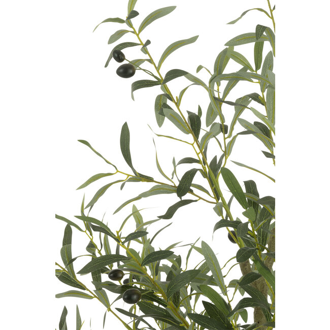 J-Line Olijfboom Pot Kunstmatig Groen Groot