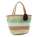 Linen & More Basket streep beige blauw h30 d30