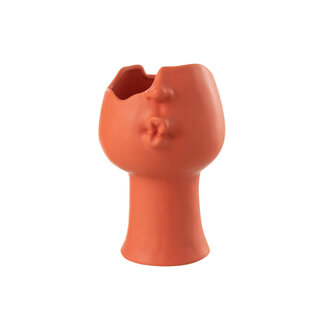 J-Line Enya Porseleinen Terracotta Bloempot