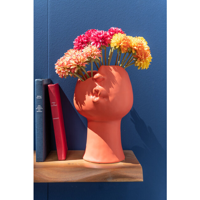 J-Line Enya Porseleinen Terracotta Bloempot