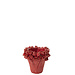 J-Line Vaas Ambrosia Keramiek Rood Klein