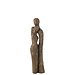 J-Line Koppel Knuffel Modern Hars Bruin/Goud