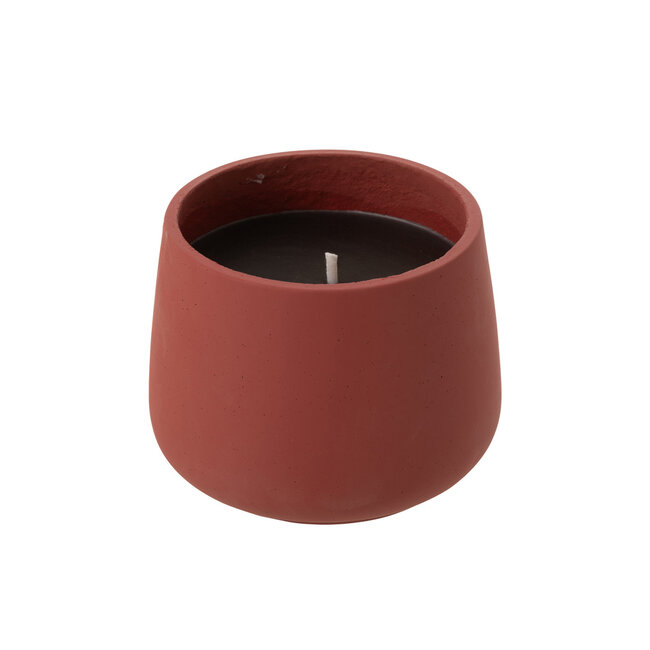 J-Line Buitenkaars Cyra Cement Rood Groot - 48 Uur