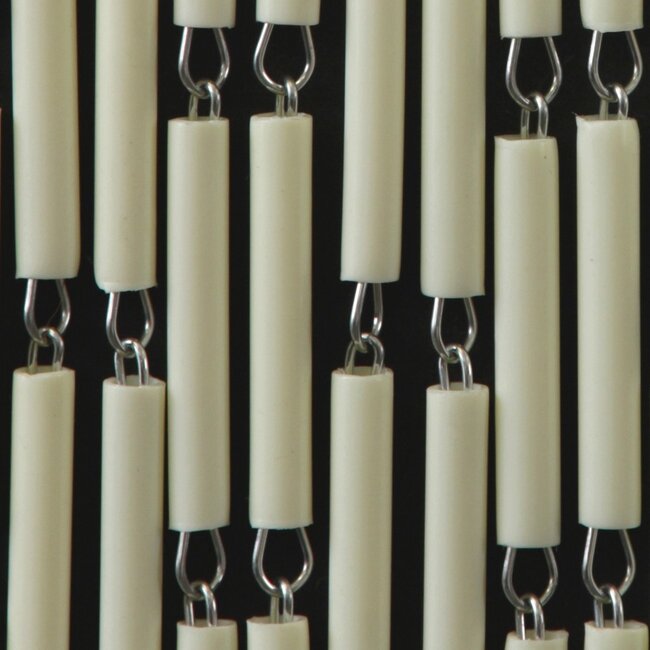 Sun Arts Vliegengordijn Verspringend crème 100x232 cm