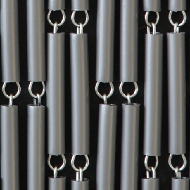 Sun Arts Vliegengordijn Verspringend zilver 100x232 cm