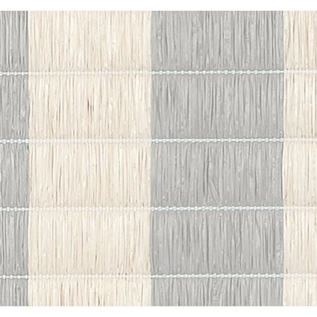 Sun Arts Balkondoek windscherm basic grijs - creme 90x300 cm