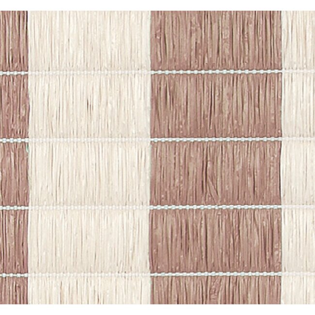 Sun Arts Balkondoek windscherm basic bruin - creme 90x300 cm
