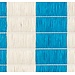 Sun Arts Balkondoek windscherm basic blauw - creme 90x300 cm