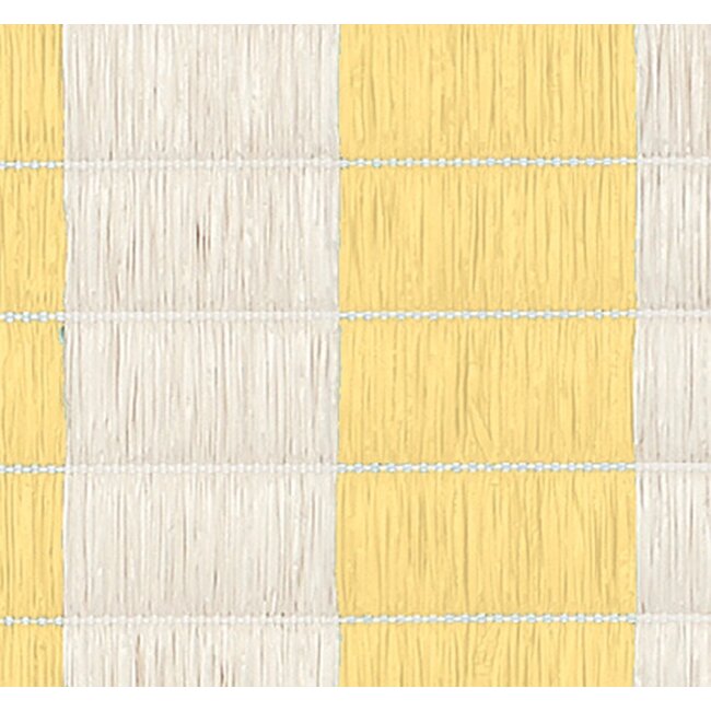 Sun Arts Balkondoek windscherm basic geel - creme 90x300 cm