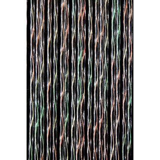 Sun Arts Vliegengordijn Elba bruin - groen 90x210 cm