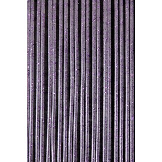Sun Arts Vliegengordijn Stella transparant – violet glitter 100x232 cm