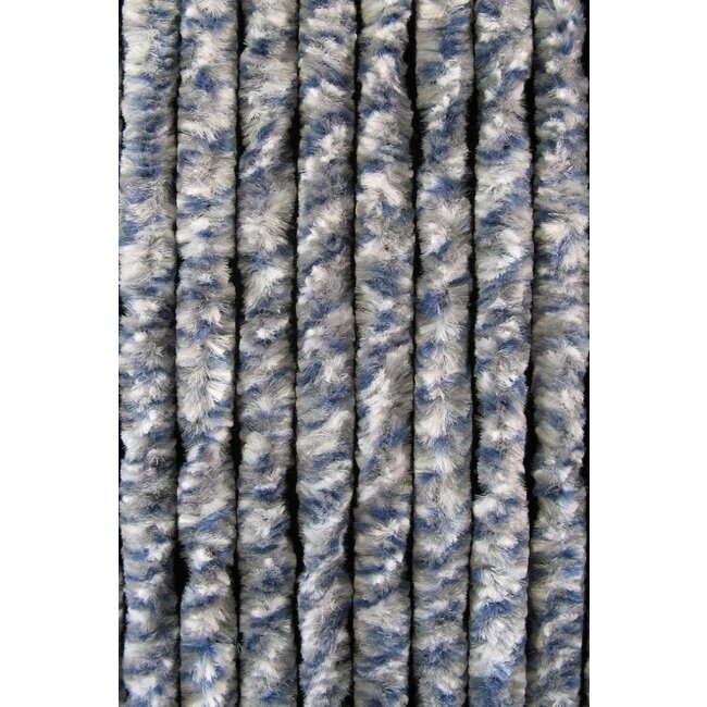 Sun Arts Vliegengordijn Wit - grijs - blauw gemêleerd 90x220 cm
